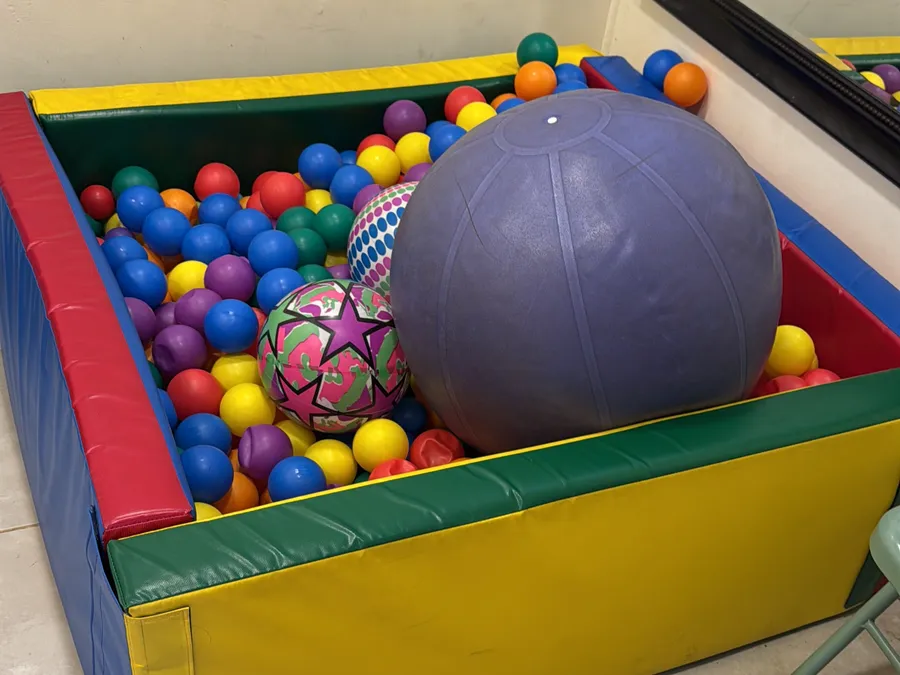 Sesión de terapia ocupacional para niños